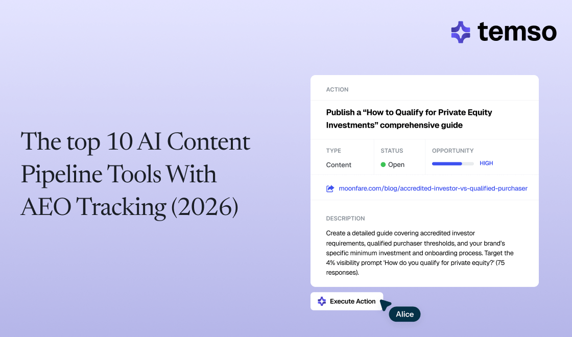 The Top 10 AI Content Pipeline Tools With AEO Tracking (2026)